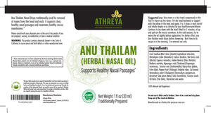 ANU THAILAM - HEALTHY NASAL OIL