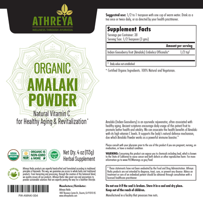 Amalaki Powder| Ayurvedic Rejuvenator| Athreya Herbs