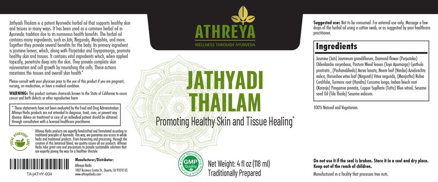 Jathyadi Thailam