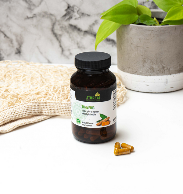 Turmeric Capsules | Relieves Occasional Inflammation | Athreya ...